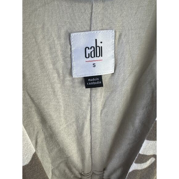 Cabi Swoon Dress Brown Tan Midi Maxi Cut Out Ruched Back 6147 Small Boho Chic - Picture 11 of 13